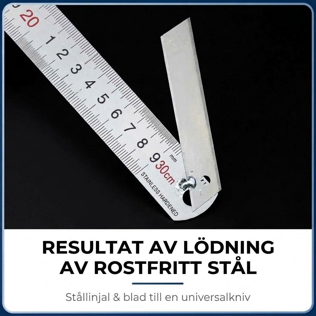 Kraftfullt lödflussmedel för rostfritt stål och aluminium