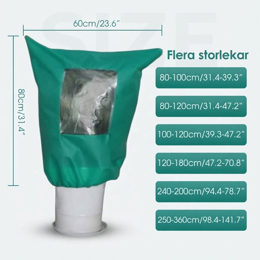 đ· Vinterskydd för VĂ€xter | FrostskyddspĂ„se med Dragkedja & Dragsko