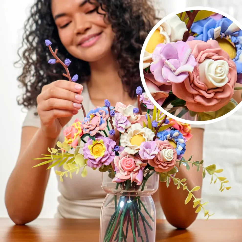 Blooms Meadow | DIY-set för Blombukett – Blompyssel för Vuxna & Tonåringar