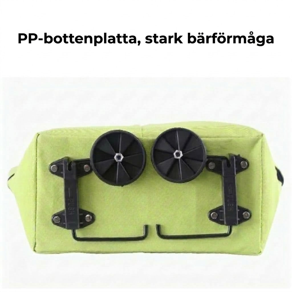 Hopfällbar shoppingvagn