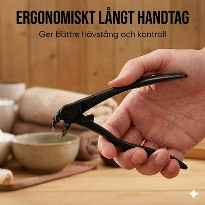 ✂️ Stänksäker nagelklippare i rostfritt stål – bred öppning och säker förvaring!