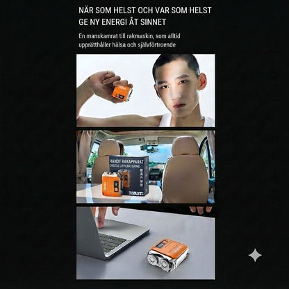 🧔Bärbar Elektrisk Minirakapparat för Män – AI-detektering, Magnetiskt Huvud, Snabbladdning