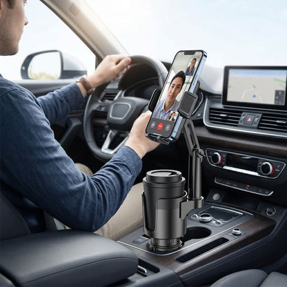 2-i-1 mugg- och mobilhållare