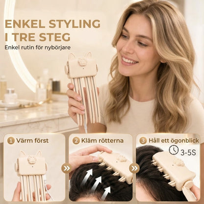 Uppvärmd Volymkam för Hår