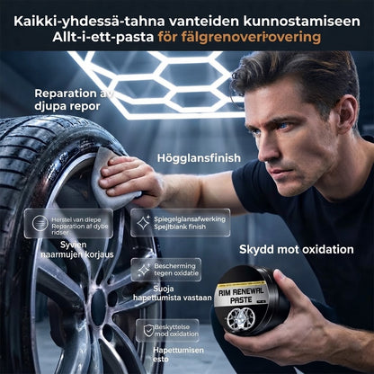 Snabbverkande hjulrenoveringspasta