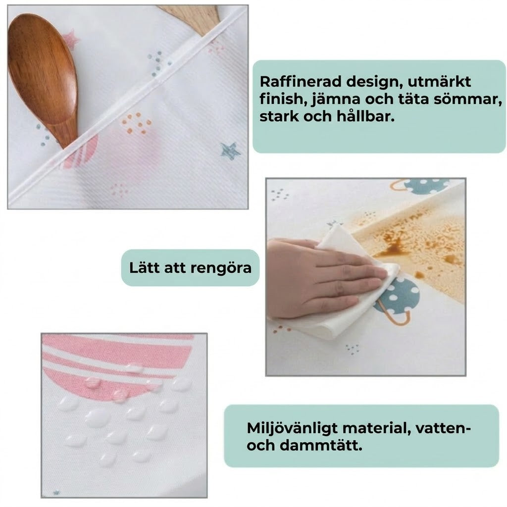Dammskydd med förvaringsfickor