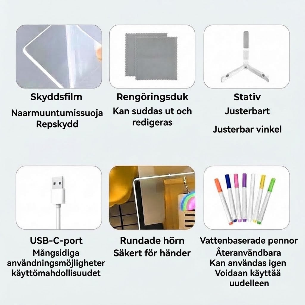 DoodleGlow™️ LED Ritplatta