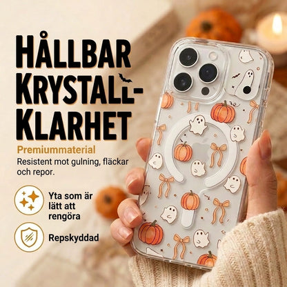 Sött genomskinligt mobilskal för Halloween
