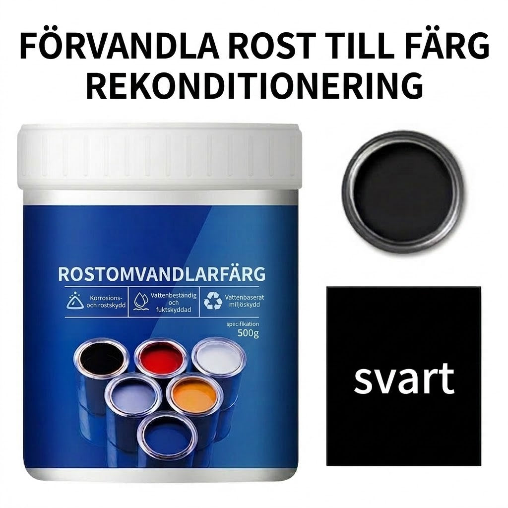 🔥 Vattenbaserad och rostskyddande industrifärg för metall – Finns i flera färger