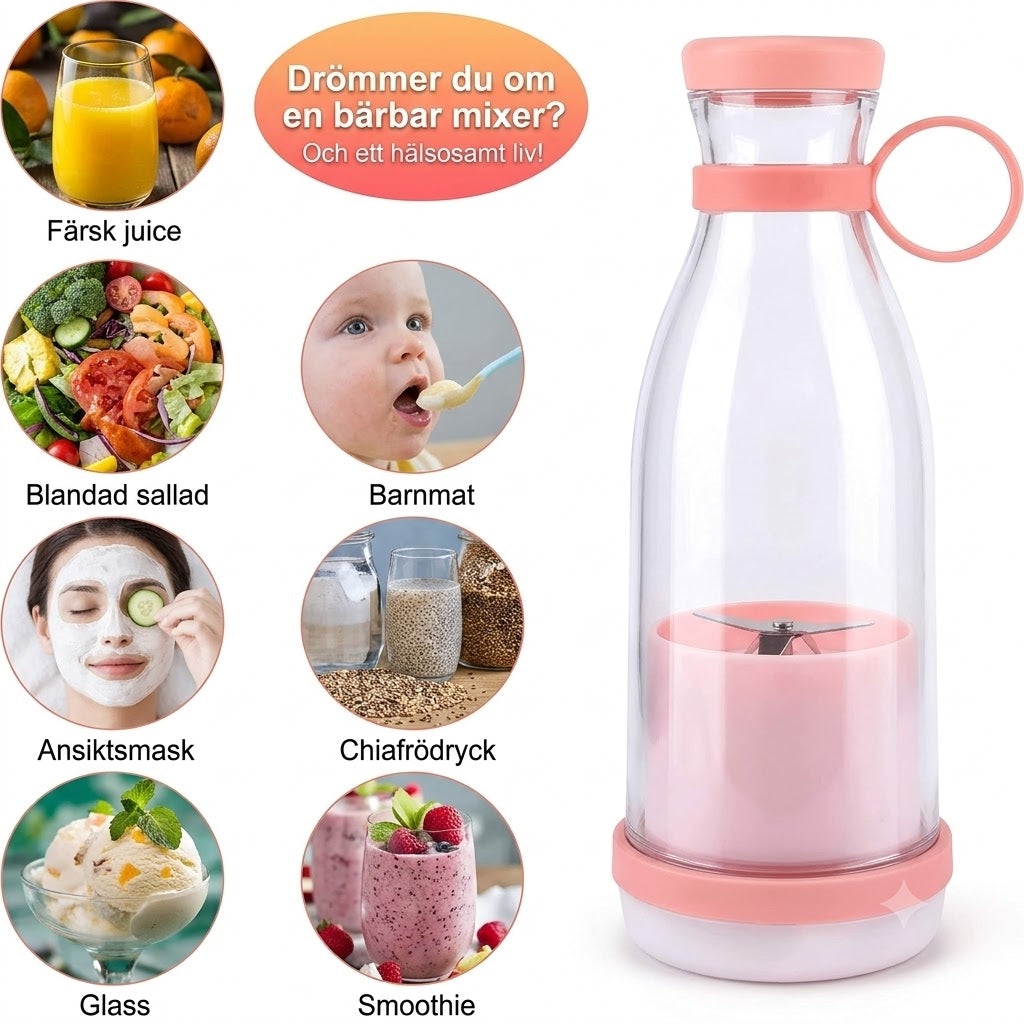 ⚡ Bäst säljande bärbar juicepress