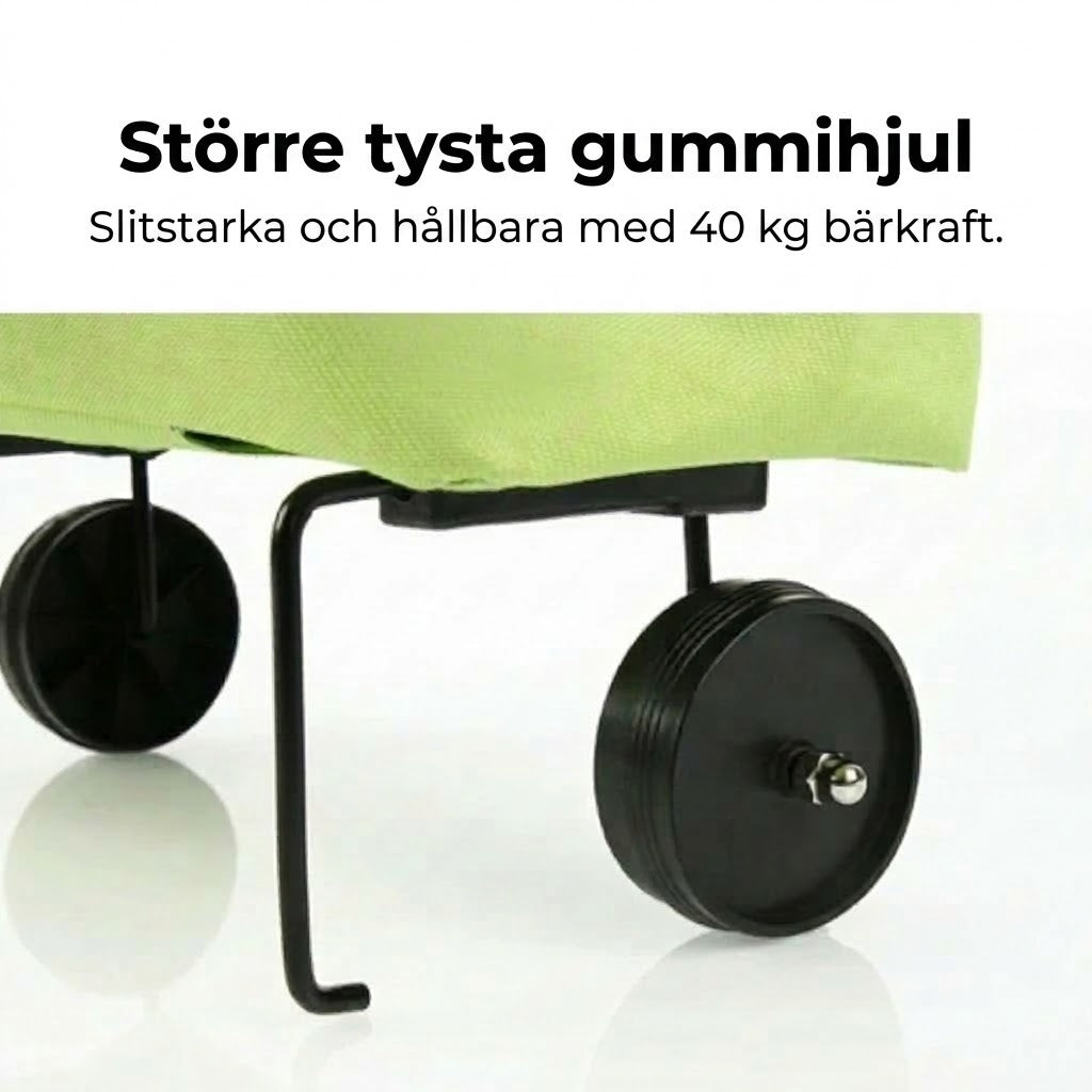 Hopfällbar shoppingvagn