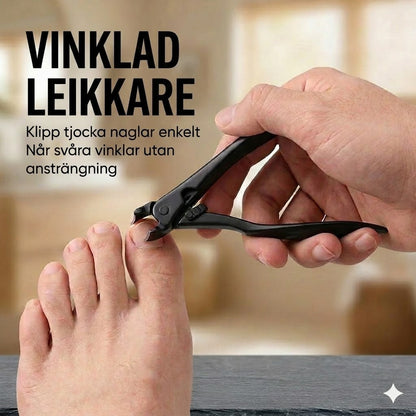 ✂️ Stänksäker nagelklippare i rostfritt stål – bred öppning och säker förvaring!