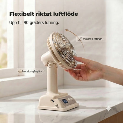 Bärbar Bordsfläkt