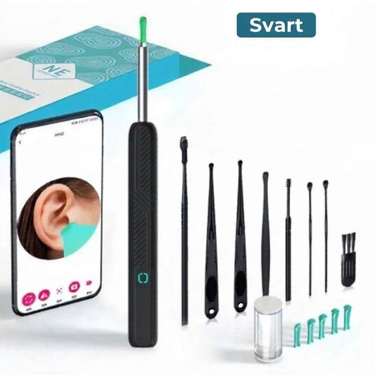 Trådlös otoskop med 1080P-kamera för borttagning av öronvax
