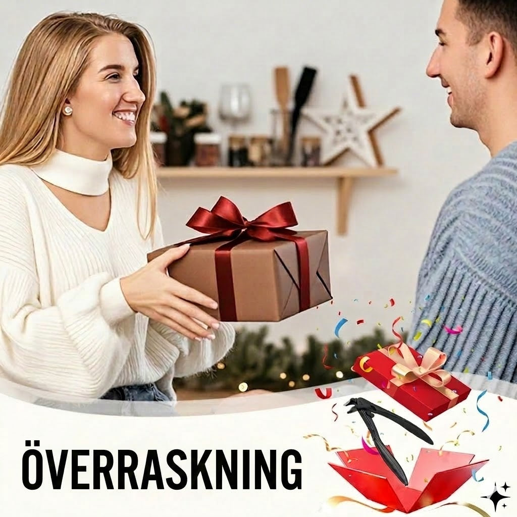 ✂️ Stänksäker nagelklippare i rostfritt stål – bred öppning och säker förvaring!