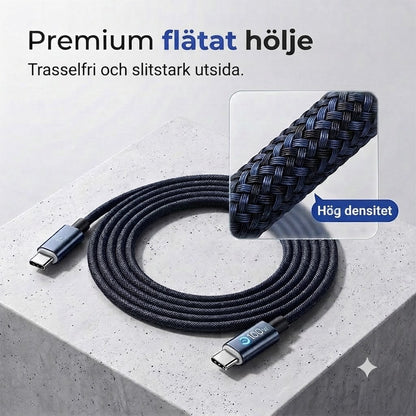 Snabbladdningskabel Typ-C till Typ-C (ou Type-C till Type-C)