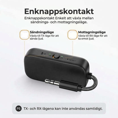 Bluetooth Ljudadapter - Sändare/Mottagare