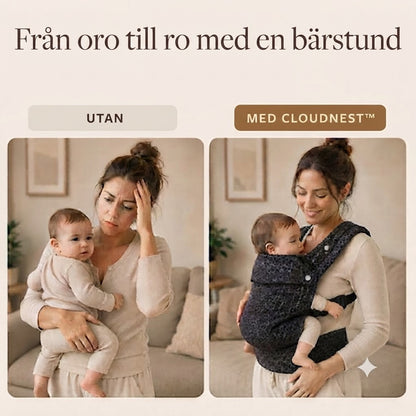 CloudNest™ ergonomisk bärsele | Buren nära dig, dina händer fria