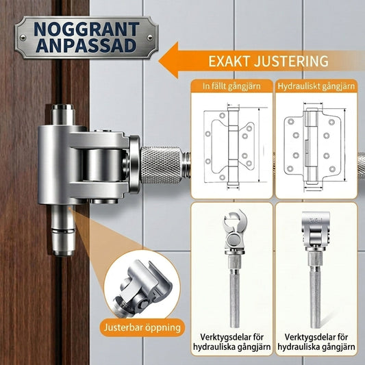 🔧 Universell justerbar gångjärnsnyckel – Robust konstruktion, ergonomiskt handtag & enkel att använda 🚪
