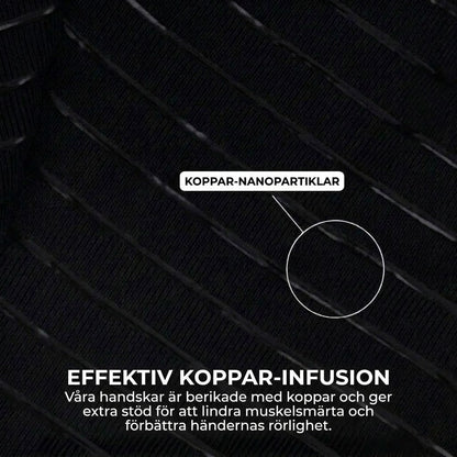 Koppar kompressionshandskar - 1 par