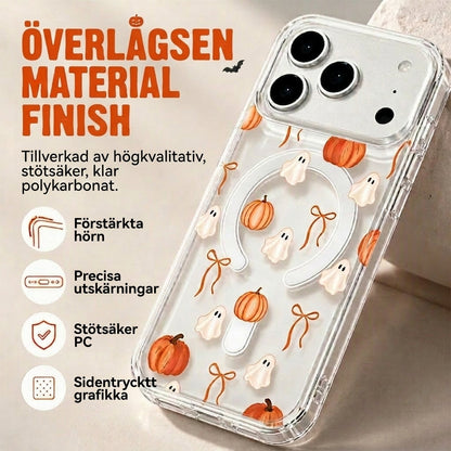 Sött genomskinligt mobilskal för Halloween