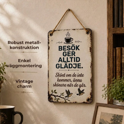 Nostalgisk Välkomstskylt