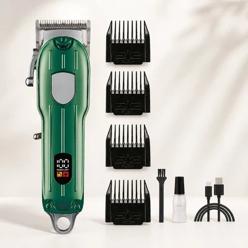 Professionell hårtrimmer i kolstål
