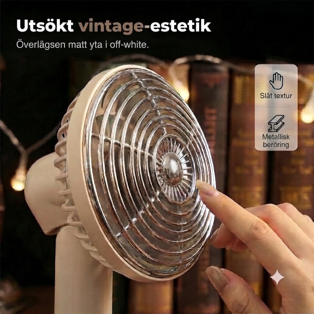 Bärbar Bordsfläkt