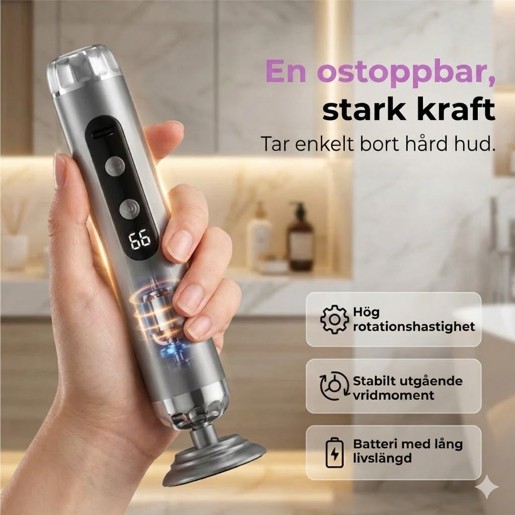 Elektrisk fotfil med 5 hastigheter