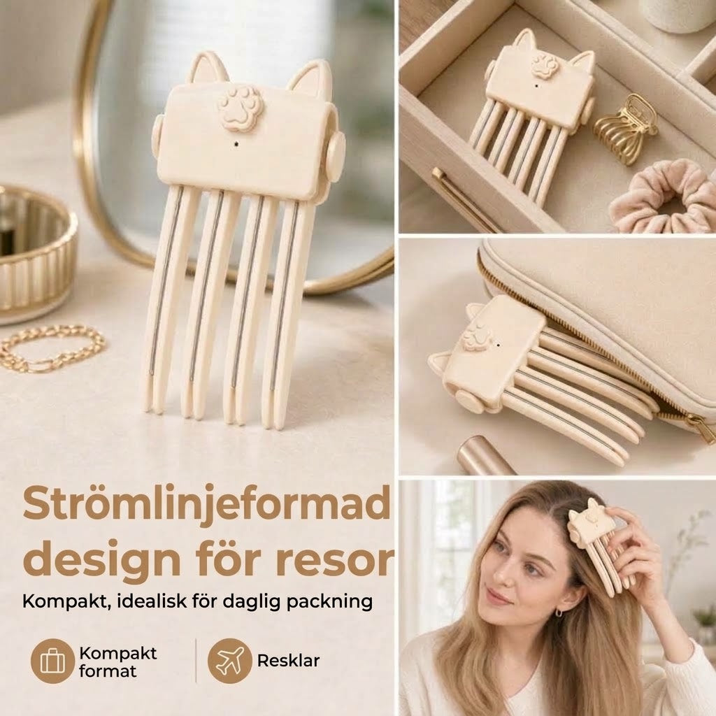 Uppvärmd Volymkam för Hår
