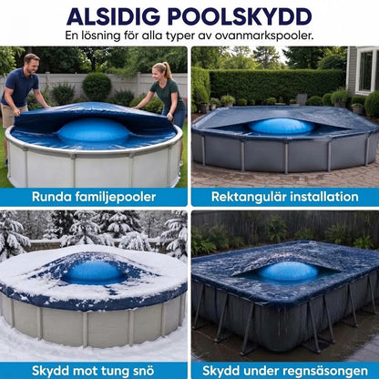 ❄️ Vinterkudde för Pool | Minskar Istryck & Förhindrar Vattenansamling ✨