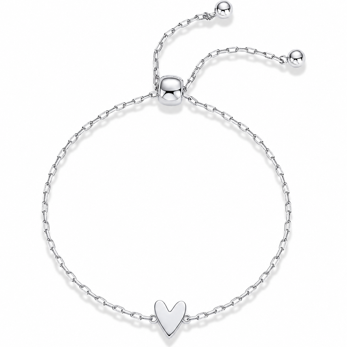 Love Bracelet Set – Matchande hjärtarmband i 14K guldplätering