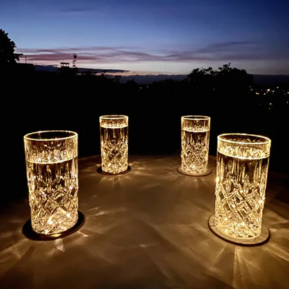 LED-underlägg för glas | Färgglad belysning