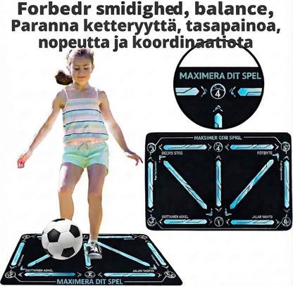 ⚽ Träningsmatta för fotboll för alla nivåer, halkfri och tyst