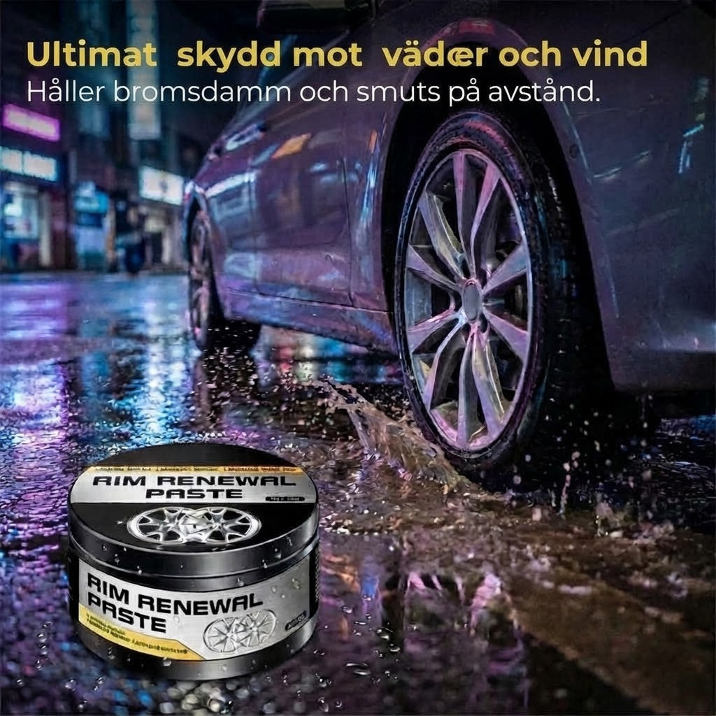 Snabbverkande hjulrenoveringspasta