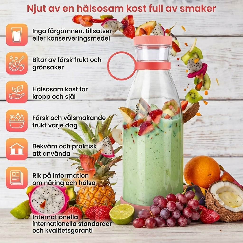 ⚡ Bäst säljande bärbar juicepress