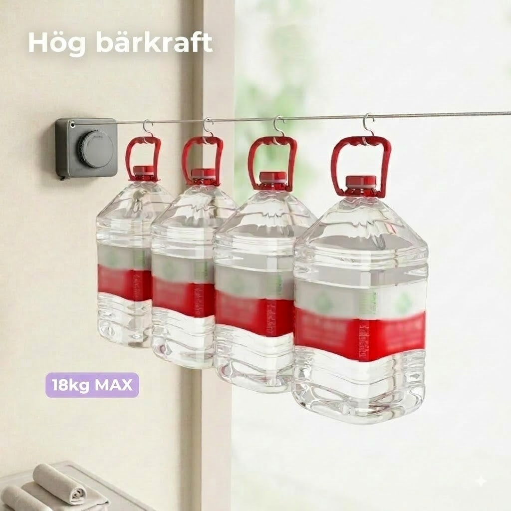 Platsbesparande torkvinda