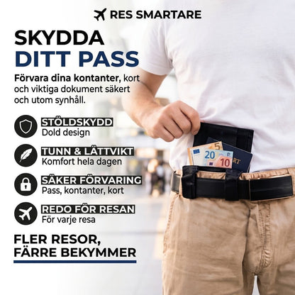 Dold stöldsäker midjeväska