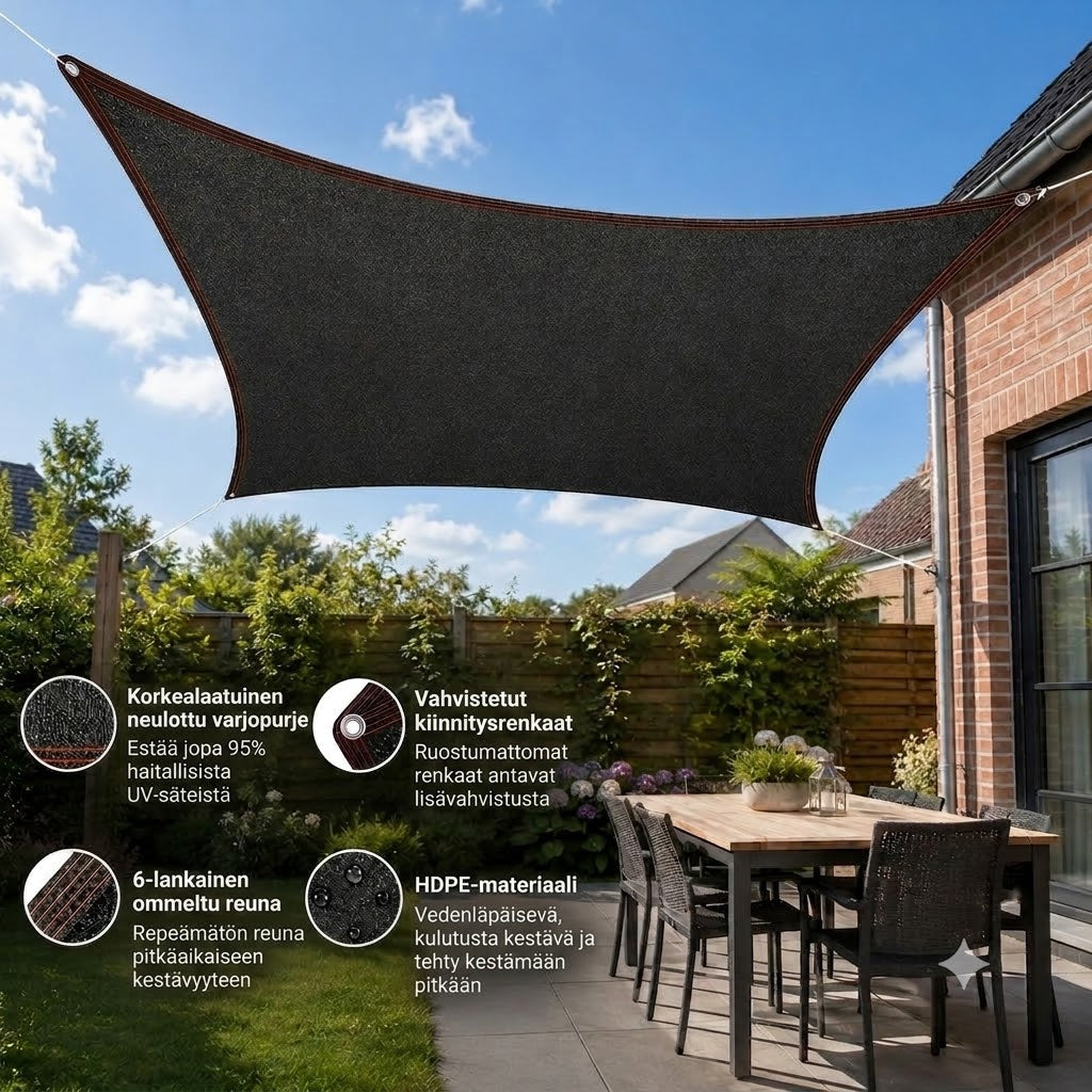 SunChill™ | Premium HDPE Solsegel för svalka och solskydd