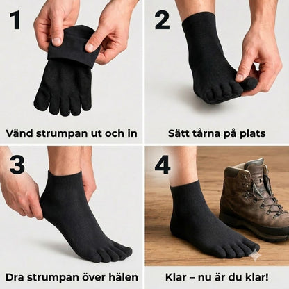 VandringsSko™ / VandringsSockan™ | Torra fötter, ingen friktion, inga skavsår