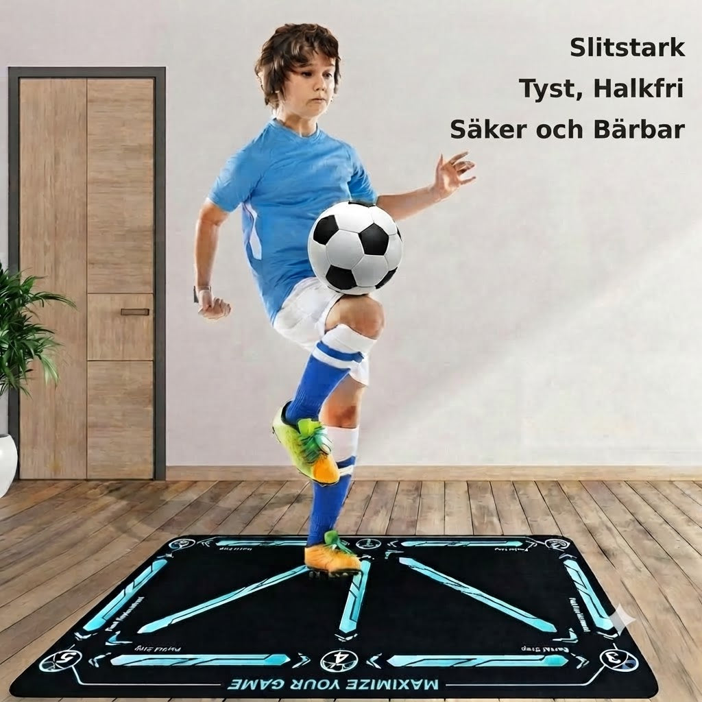 ⚽ Träningsmatta för fotboll för alla nivåer, halkfri och tyst