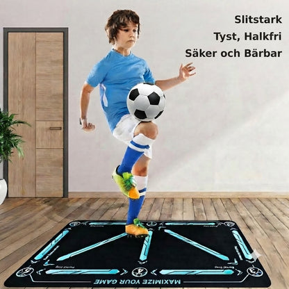 ⚽ Träningsmatta för fotboll för alla nivåer, halkfri och tyst