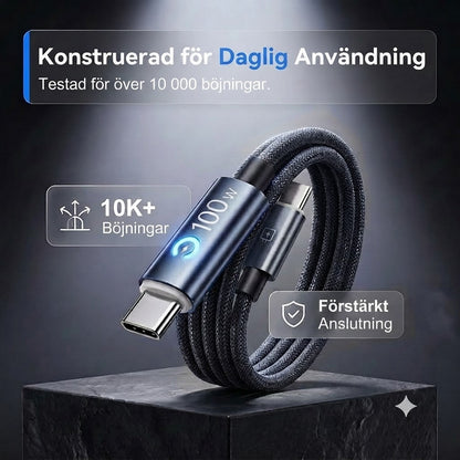 Snabbladdningskabel Typ-C till Typ-C (ou Type-C till Type-C)