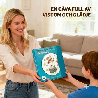 💖 Magnetisk bråk-pusselbok för barn