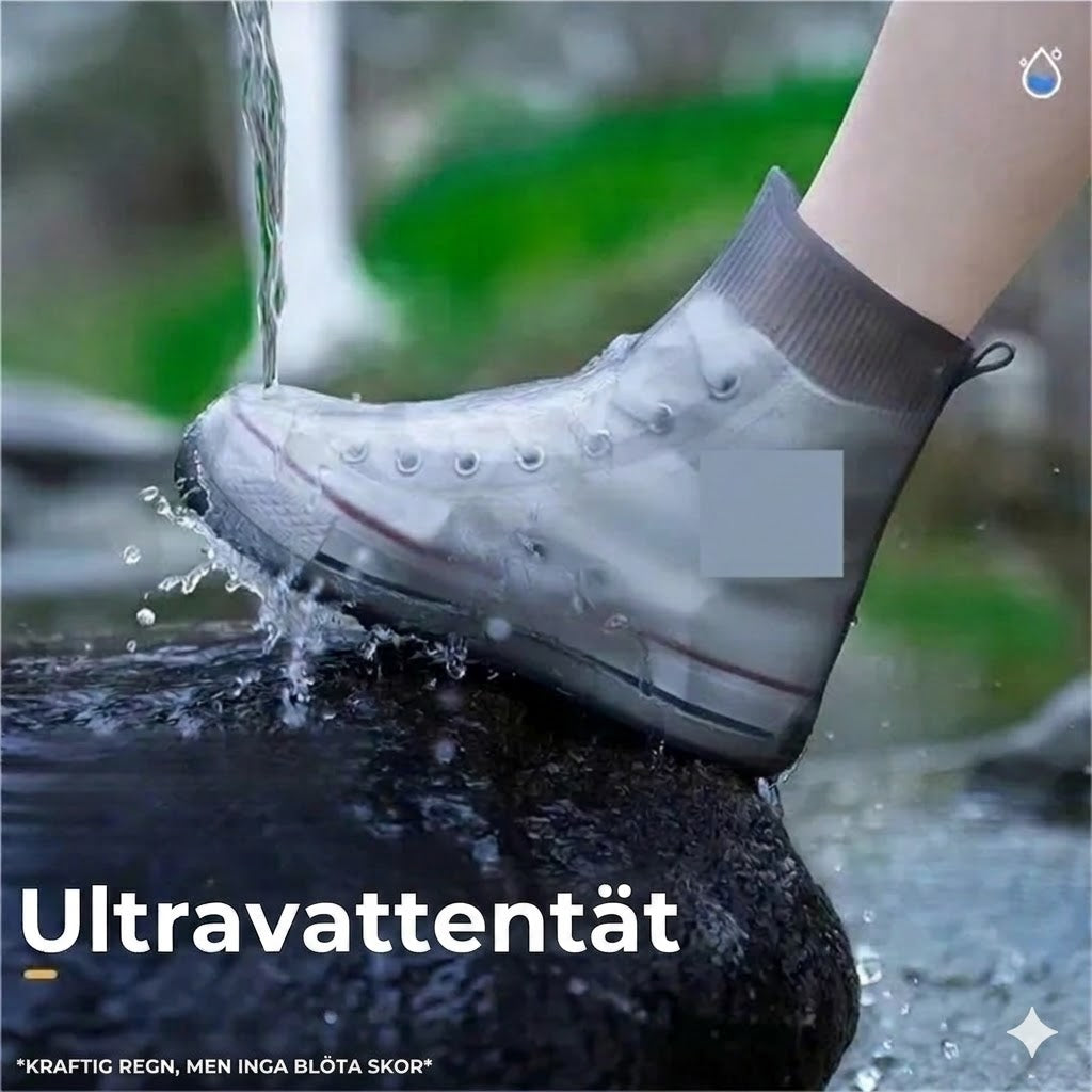 Vattentäta skoskydd i silikon