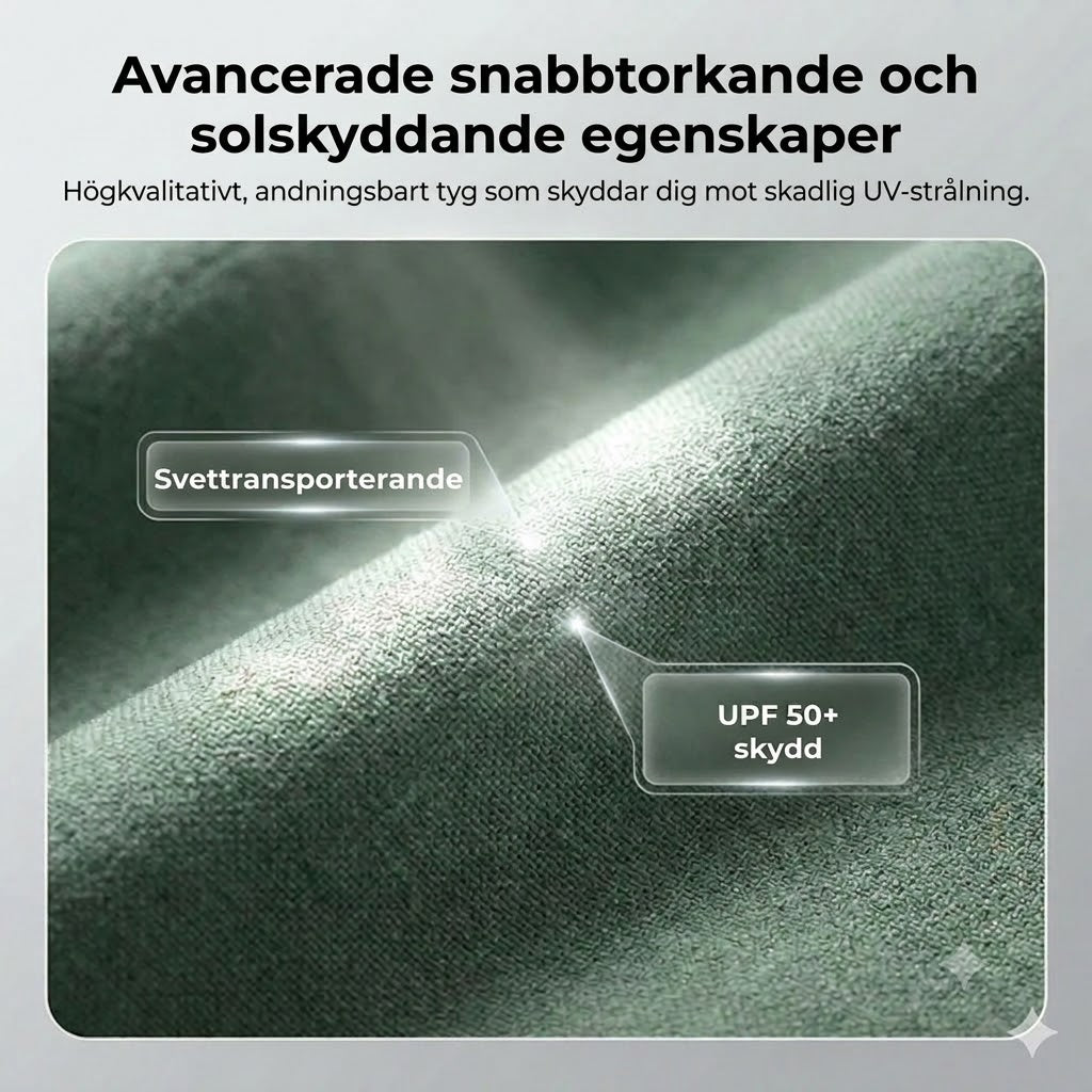 Snabbtorkande cargoshorts för damer med fickor
