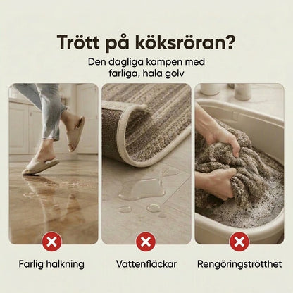 Elegant vävd gångmatta