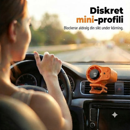 Handsfree personlig fläkt med LED-skärm