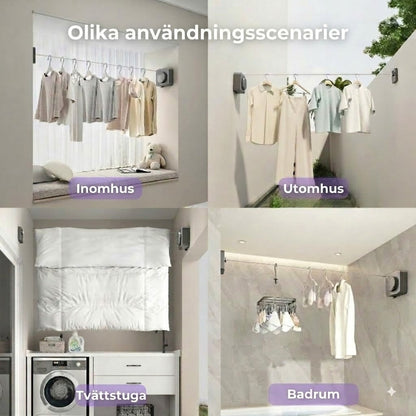 Platsbesparande torkvinda