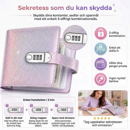 Budgetpärm med Kodlås | Sparpärm
